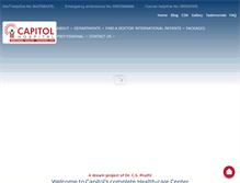 Tablet Screenshot of capitolhospital.com